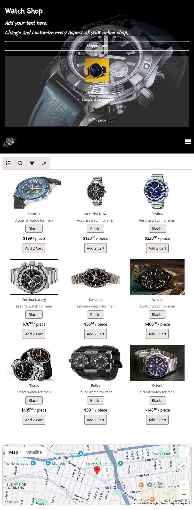 Watch Shop Template